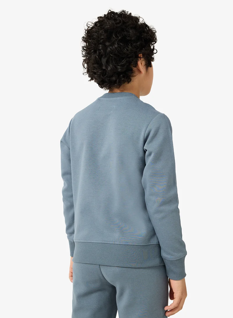 جاك وجونز جونيور تيشيرت جريكى برقبة دائرية للأطفال